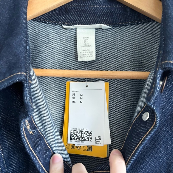 H&M Tie-Belt Denim Mini Dress NWT - Picture 7 of 7